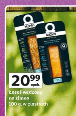 Łosoś wędzony na zimno Mowi promocja w Auchan