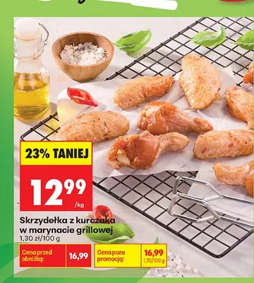 Skrzydełka z kurczaka w marynacie grillowej promocja w Biedronka