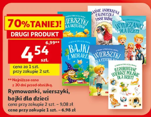 Rymowanki wierszyki bajki dla dzieci promocja w Auchan