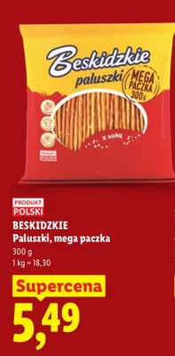 Paluszki, mega paczka promocja w Lidl