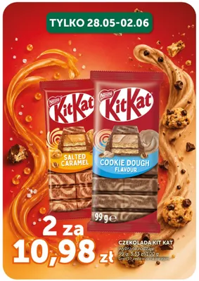 Czekolada KitKat Salted Caramel promocja w Euro Sklep