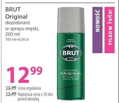 Dezodorant w sprayu męski Original promocja w Hebe