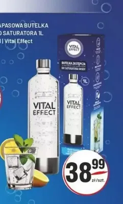Zapasowa butelka do saturatora Vital Effect 1 l promocja w Sedal