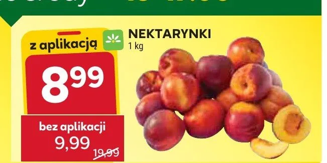 Nektarynki promocja w Stokrotka