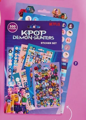 Naklejki Netflix K-Pop Demon Hunters promocja w Biedronka