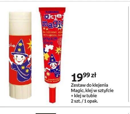 Zestaw do klejenia Magic klej w sztyfcie + klej w tubie promocja w Empik