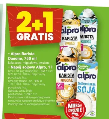 Napój sojowy Alpro promocja w Twój Market