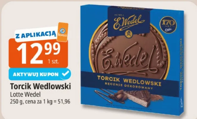 Torcik wedlowski promocja w Leclerc