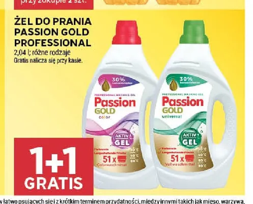 Żel do prania Color Passion Gold Professional promocja w Stokrotka