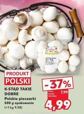 Pieczarki polskie promocja w Kaufland