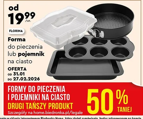 Pojemnik na ciasto promocja w Biedronka Home