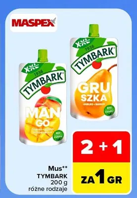 Mus Tymbark promocja w Carrefour Market