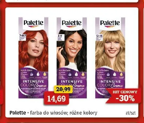 Farba do włosów Palette Intensive Color Creme promocja w Drogeria Kosmyk