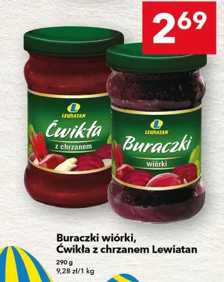 Ćwikła z chrzanem promocja w LEWIATAN