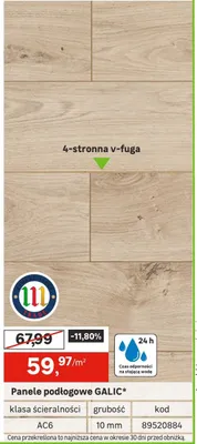 Panele podłogowe Galic promocja w Leroy Merlin