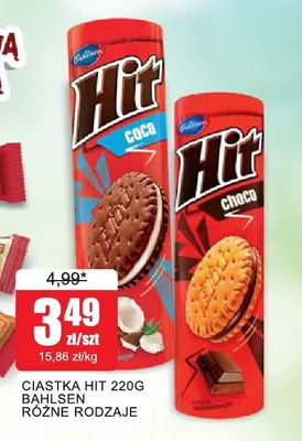 Ciastka Hit Coco Bahlsen promocja w Bingo