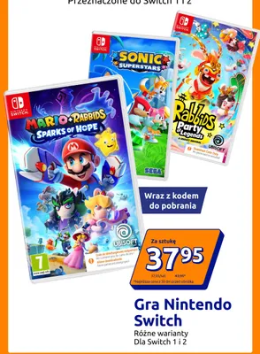Gra Nintendo Switch Sonic Superstars promocja w Action
