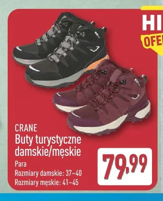 Buty turystyczne damskie Crane promocja w Aldi