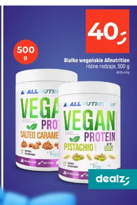 Białko wegańskie Allnutrition Vegan Protein Salted Caramel promocja w Dealz