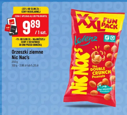 Orzeszki ziemne Lorenz Nic Nac's promocja w POLOmarket