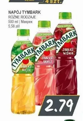 Napój Tymbark Jabłko Arbuz promocja w Słoneczko