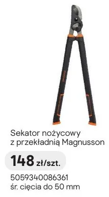 Sekator nożycowy z przekładnią promocja w Castorama