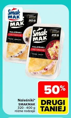 Naleśniki proteinowe twaróg czekolada Smak Mak promocja w Carrefour