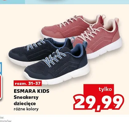 Sneakersy dziecięce Esmara Kids promocja w Kaufland