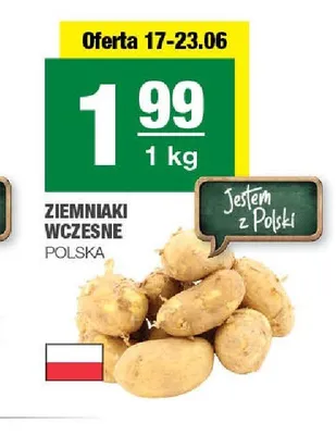 Ziemniaki wczesne polskie promocja w SPAR