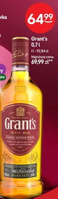 Whisky Grant's promocja w Żabka