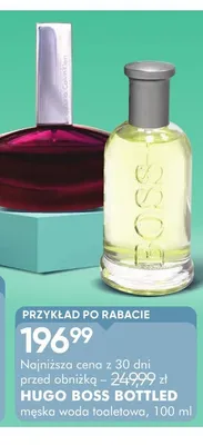 Woda toaletowa męska Hugo Boss Bottled promocja w Super-Pharm