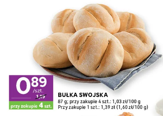 Bułka swojska promocja w Stokrotka