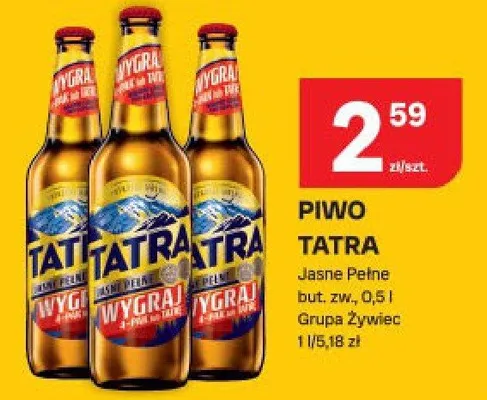 Piwo Jasne Pełne Wywar promocja w Chorten