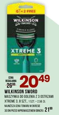 Maszynka do golenia Xtreme 3 promocja w Drogerie Natura
