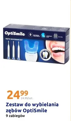 Zestaw do wybielania zębów, 9 zabiegów promocja w Action