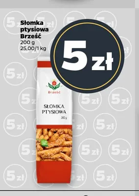 Słomka ptysiowa Brześć promocja w Netto