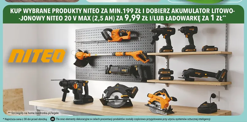 Ładowarka Niteo promocja w Biedronka