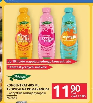 Koncentrat Herbapol Tropikalna Pomarańcza promocja w Selgros