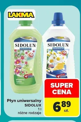 Płyn uniwersalny Sidolux Wiosenny Bukiet promocja w Carrefour