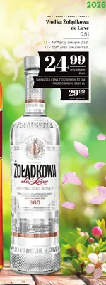 Wódka Żołądkowa de Luxe promocja w POLOmarket