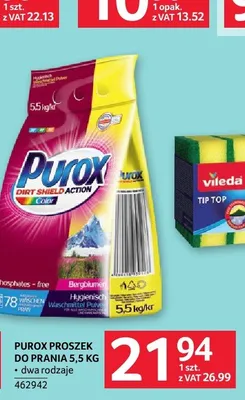 Proszek do prania Purox promocja w Selgros