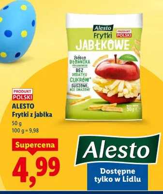 Frytki z jabłka promocja w Lidl