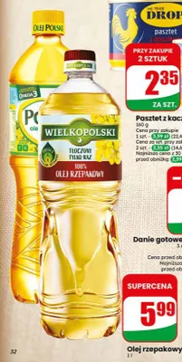 Olej rzepakowy Olej Polski promocja w Dino