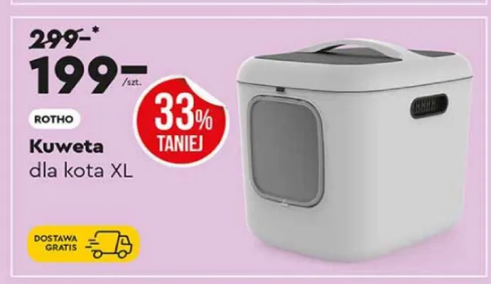 Kuweta dla kota XL promocja w Biedronka