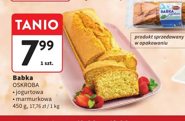 Babka marmurkowa Oskroba promocja w Intermarche