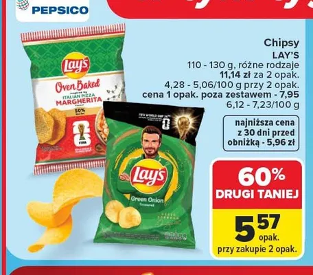 Chipsy Lay's Green Onion promocja w Carrefour Market