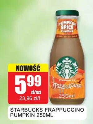Kawa Starbucks Frappuccino Pumpkin promocja w Bingo