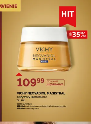 Krem na noc odżywczy Vichy Neovadiol Magistral promocja w Ziko Dermo