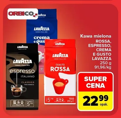 Kawa mielona Lavazza Crema e Gusto promocja w Carrefour