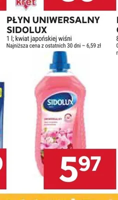 Płyn uniwersalny Sidolux promocja w Stokrotka